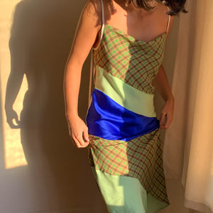 Silk Collage Dress #1